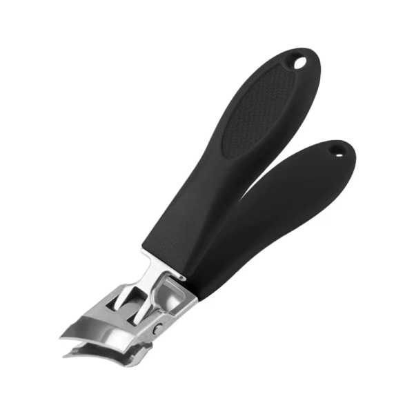 Precision Slanted Nail Clippers with Wide Jaw Opening - Anti-Splash Design for Effortless Grooming (FIZBI)