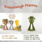 Stonehenge “Oops” Air Head Planter - Home & Garden - Image 2