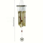 Aluminum Tube Copper Wind Chime, Exquisite Wind Chime, Outdoor Garden Decor, Garden Decor Supplies for Home Garden, Home Decor - Image 2