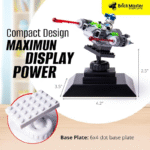 Infinity Angle Display - Building Block Display Stand - Works with Major Building Blocks - for Lego Display Stand - Compatible with Lego Decor Adjustable Stand - 2 Pack - - Image 2