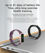 Keep Health Fitness Trackers for Women Men Amoled Step Counter Slim Thin 25 Sports Modes with Heart Rate Blood Pressure Monitor Alarm Stopwatch Timer Calories Burned IP68 Step Tracker Watch - Image 8