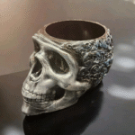 Skull Planter for Home Garden and Plant Display - Image 2