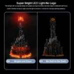 【Brickbling LED Light Kit】For Barad-Dûr Building Blocks-10333，Diy Lighting Upgrade Set, Building Block Light Modification Kit，Playset for Anime Fans - Gift Idea for Birthdays - Image 3