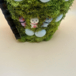 3. Handcrafted 4In Terracotta Pot. Fairy Pot for Home Garden. “Kitty Galore” - Image 2