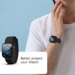 [2-Pack] Apple Watch Series 10 Case 46mm with Built-In Screen Protector – Shockproof Ultra-Thin Hard PC Full-Cover Protective Case (Black/Black) - Image 7