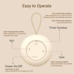 Portable Baby Sound Machine [White Noise for Babies Kids Adults][Sleep Soother][Timer Function][12 Soothing Sounds] 15 Hours Battery Life, Travel,Registry Toys,Gifts,Shower,Clips on Baby Stroller - Image 8