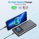 10000mAh Portable Charger with PD Fast Charging, USB-C In/Out Power Bank for iPhone 16/15/14/13 & Samsung S23/S22 Android Devices - Image 5