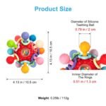 Montessori Baby Sensory & Teething Toys – Developmental Toys for 0–6–12–18 Months, Gift for Newborns, Infants, Toddlers 1–2 Years - Image 7