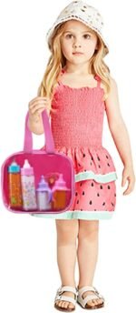 Baby Doll Feeding Set, 6-Piece My Sweet Baby Care Kit with Magic Disappearing Milk & Juice Bottles and Toy Pacifiers – Perfect for Baby Dolls & Stroller Play - Image 5