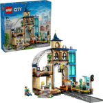LEGO City Central Train Station Building Toy - Multi-Level Pretend Play Set for Boys & Girls, Ages 7+ - Building Blocks for Kids - Gift Idea for Christmas - 60469 - Image 2
