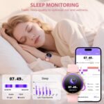 Women’s 1.32" AMOLED Smart Watch with Bluetooth Calls, Heart Rate & Sleep Tracking, Fitness/Meditation Modes, Waterproof Sports Tracker for Android & iOS – Pink - Image 6