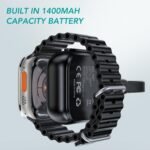 2024 Upgraded Apple Watch Charger, 1400mAh Magnetic Portable USB-C Power Bank Keychain, Fast Wireless Charging Travel Charger for Apple Watch Series 10/9/8/Ultra/7/6/5/4/3/2 - Image 9