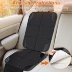 Car Seat Protector,2Pack Car Seat Cushion,With Thickest Padding and Non-Slip Backing,Waterproof 600D Fabric Car Seat Covers with Storage Pockets for Baby for Baby、Pet and All Types of Cars - Image 3