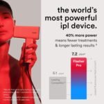 Flasher Pro IPL Hair Removal & Red Light Therapy Device – Pain-Free Permanent Hair Removal for Women and Men – Gloss White - Image 6