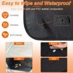 Car Seat Protector,2Pack Car Seat Cushion,With Thickest Padding and Non-Slip Backing,Waterproof 600D Fabric Car Seat Covers with Storage Pockets for Baby for Baby、Pet and All Types of Cars - Image 6