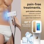 Flasher Pro IPL Hair Removal & Red Light Therapy Device – Pain-Free Permanent Hair Removal for Women and Men – Gloss White - Image 7
