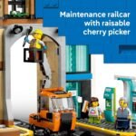 LEGO City Central Train Station Building Toy - Multi-Level Pretend Play Set for Boys & Girls, Ages 7+ - Building Blocks for Kids - Gift Idea for Christmas - 60469 - Image 5