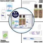 Deluxe Women’s 10-Piece Travel Essentials Kit – Includes Black Jamaican Castor Oil Hair Care, Body Care & Travel-Size Toiletries - Image 3