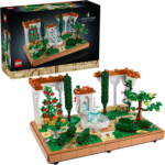 LEGO Icons Fountain Garden Building Set - DIY Kit for Adults, Ages 18+ - Miniature Craft Building Blocks for Home Decor, Display - Gift for Birthdays - with Cypress Trees and Grape Vines - 10359 - Image 2