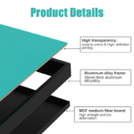 【Car Not Included】Display Wallboard for Technic Mercedes-Amg W14 E Performance Race Car, Wall Mount for 42171 Model Car Kit,Space-Saving Easy Assembly Creative Home Decor, New Background - Image 8