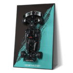 【Car Not Included】Display Wallboard for Technic Mercedes-Amg W14 E Performance Race Car, Wall Mount for 42171 Model Car Kit,Space-Saving Easy Assembly Creative Home Decor, New Background - Image 2