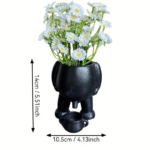 Unique Urine Design Resin Flower Pot, Creative Plant Pot, Succulent Pot, Garden Pot for Home Garden Decoration, Home Decor Supplies - Image 2