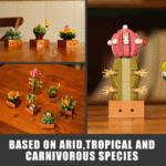 Flower Botanical Bonsai Building Set, 1 Box Succulent Building Toys, Lego Plant, Lego Flower, Home Decor, Birthday Gift for Adults and Kids, Birthday Gift Idea - Image 8