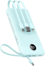 Portable Charger with Built-In Cables, Fast Charge USB-C Power Bank for iPhone, Travel Essentials Battery Pack Compatible with iPhone 17/16/15/14 and Samsung S25/S24 - Image 2