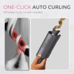 TYMO Automatic Rotating Curling Iron 1 Inch – Ionic Beach Waves Curling Wand, Ceramic Hair Curler with 500M Negative Ions, Dual Voltage, Lightweight Travel Curler for Smooth, Frizz-Free Curls - Image 7