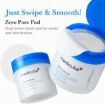 Medicube Zero Pore Pad 2.0 – Korean Exfoliating Toner Pads with AHA BHA for Pore Tightening, Blackhead Removal & Smooth Glass Skin | Dual-Textured Facial Pads, 70 Count - Image 2