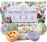 Shower Steamers Aromatherapy Gift Set – 8 Pack Spa Tablets for Stress Relief & Relaxation – Lavender, Eucalyptus & Mint Shower Bombs – Perfect Stocking Stuffers, Christmas, Birthday & Self-Care Gifts for Women, Teen Girls, Wife & Mom