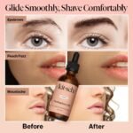 RadiantGlow Dermaplane Face Oil with Jojoba & Argan – Hydrating Pre-Shave Serum for Dermaplaning, Gua Sha & Razor Use – Smooth, Soft, Glowing Skin – 2oz - Image 3