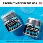 SimplyVital Collagen Retinol Hyaluronic Acid Cream – Anti-Aging Face & Neck Moisturizer, Firming Wrinkle Repair, Hydrating Day & Night Skin Care, Made in USA – 1.7 fl oz - Image 4