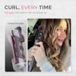 TYMO Automatic Rotating Curling Iron 1 Inch – Ionic Beach Waves Curling Wand, Ceramic Hair Curler with 500M Negative Ions, Dual Voltage, Lightweight Travel Curler for Smooth, Frizz-Free Curls - Image 5